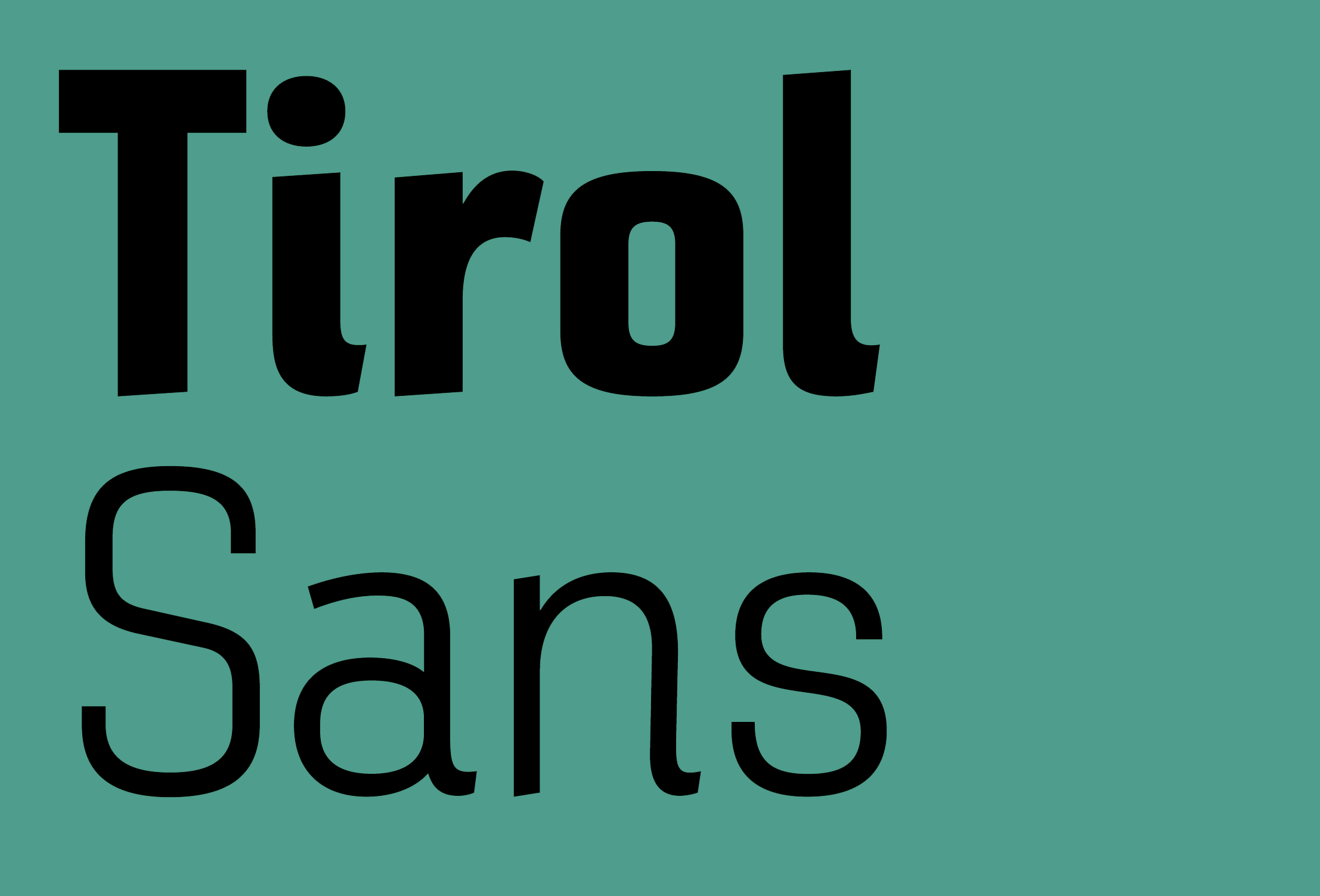 Custom Fonts for Lebensraum Tirol